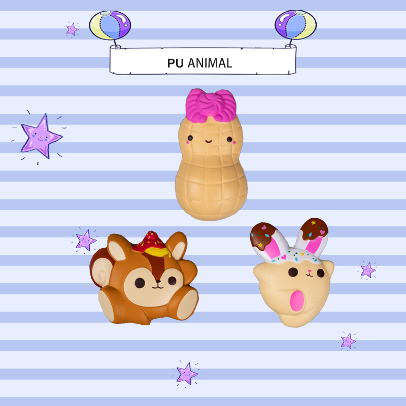 PU ANIMAL TOYS-ICE CREAM SERIES